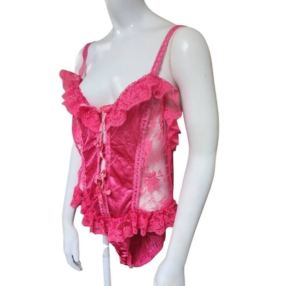 Vintage Delicates Pink Teddy (L) - Picture 1 of 5